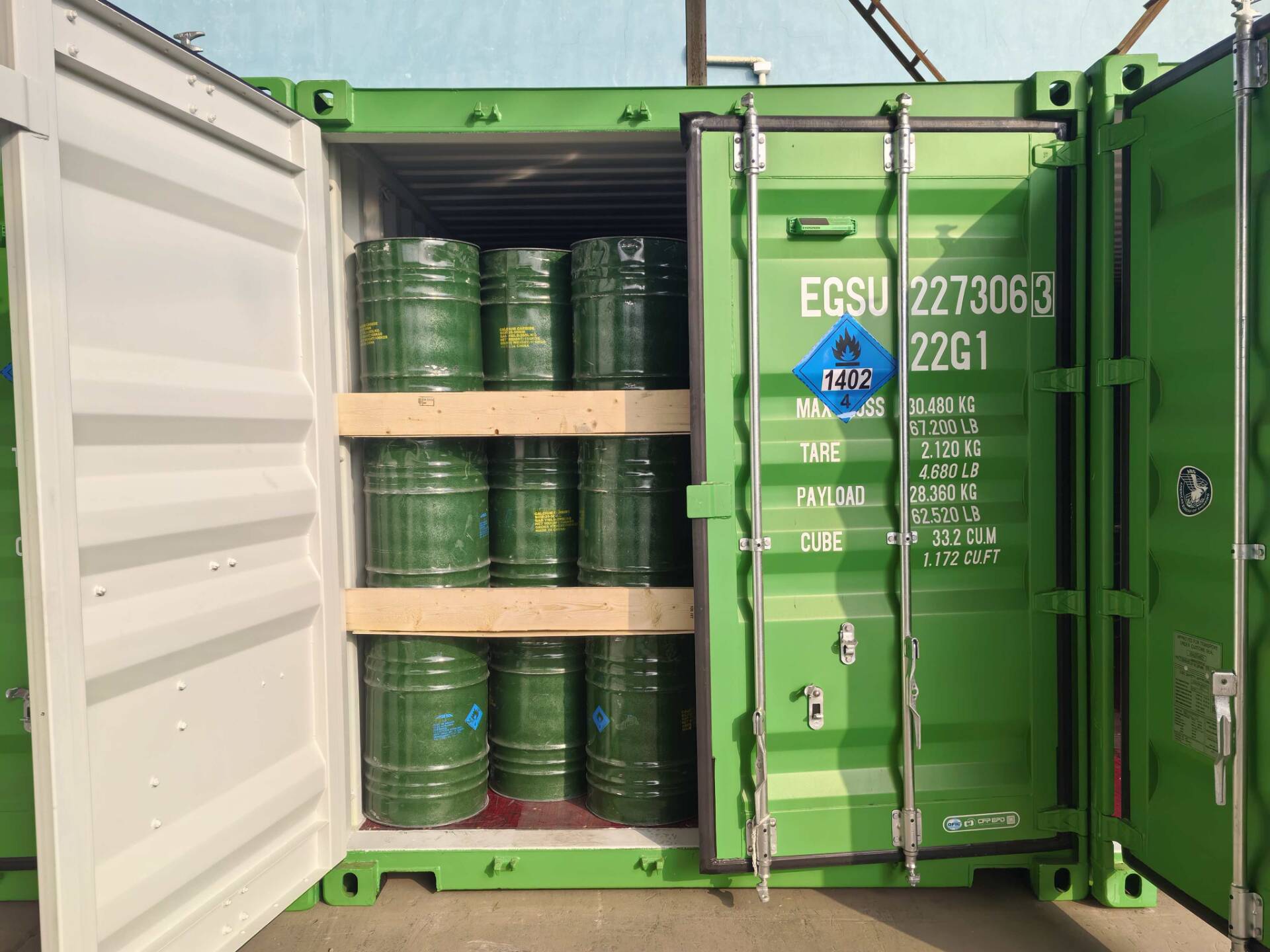 Container export loading